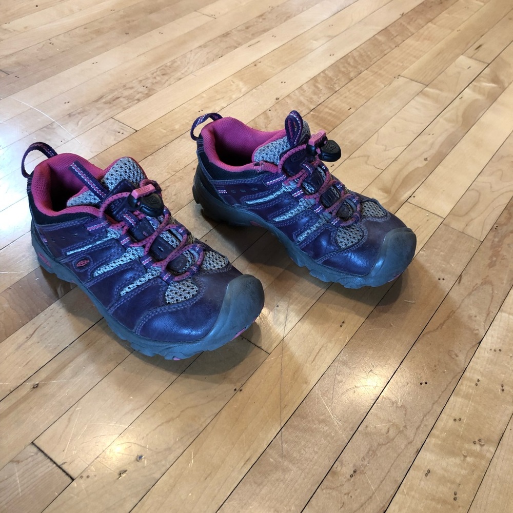 Keen Girl’s Cute Athletic Purple Hiking Shoes